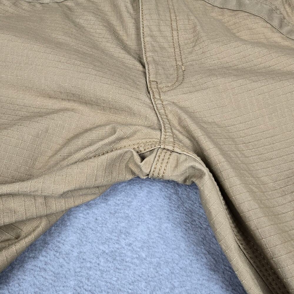 Ridgecut Toughwear 34x30 Beige Ripstop Work Pants Reinforced Double Knee - Picture 3 of 14